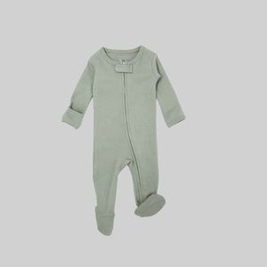 L‘ovedbaby Organic Zipper Footie 3-6M
